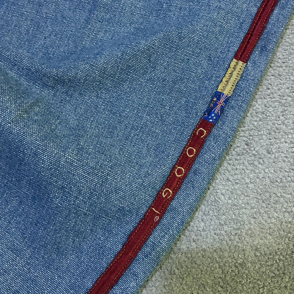 쿠지 사이드라인 오드스쿨 베기핏 데님팬츠 32 상품이미지3