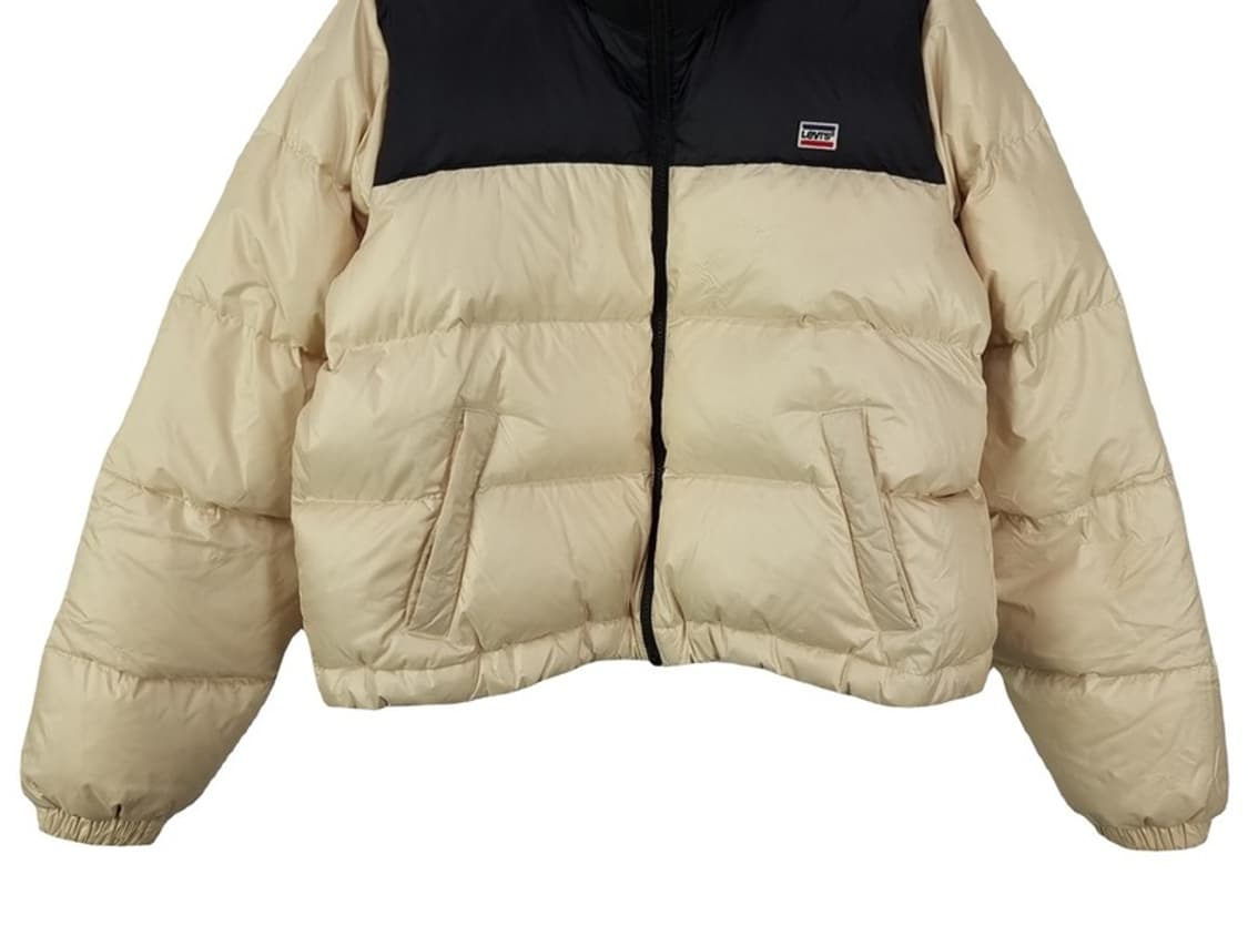 [리바이스] 로고 패치 덕다운 크롭 푸퍼 다운 숏 패딩 M18239 상품이미지5