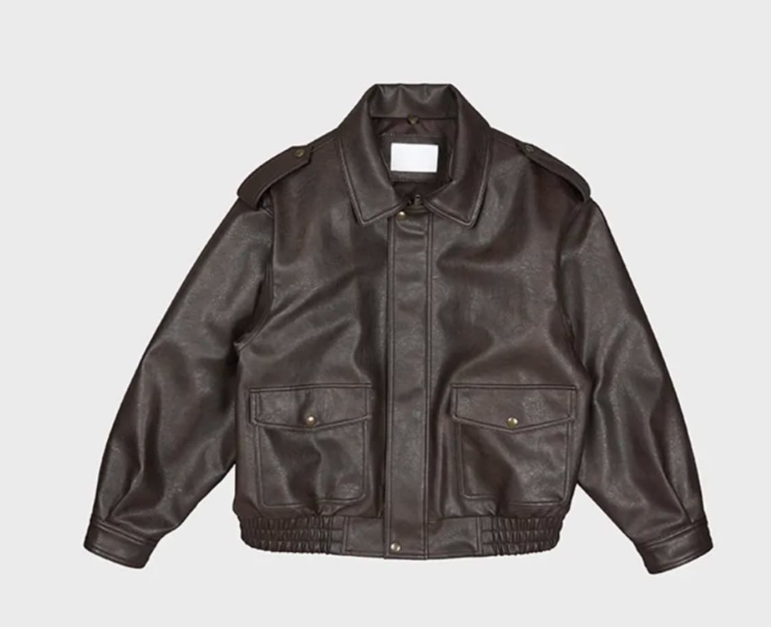 Dared fur collar aviator jacket 구해요! 상품이미지2