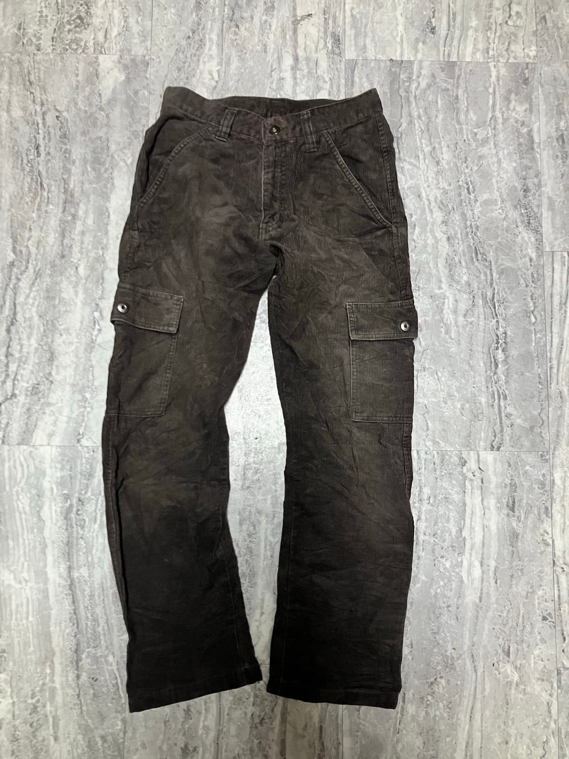 일본빈티지 올드스쿨아메카지스트릿 코듀로이 카고팬츠 상품이미지1