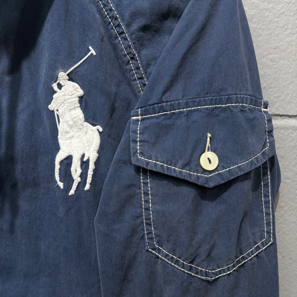 폴로 빅포니 바람막이 네이비 상품이미지4