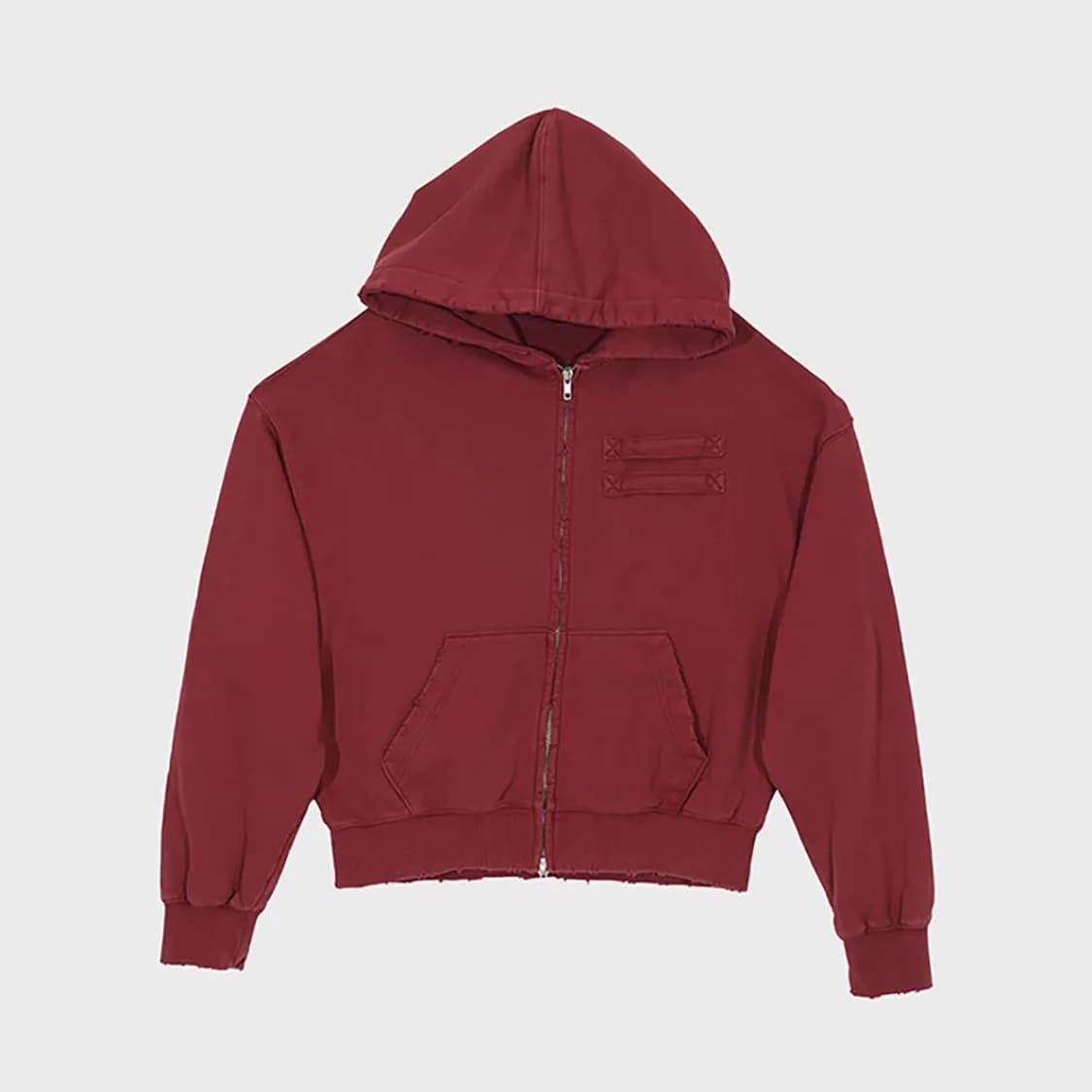 데어드 드림베이비드림 후드집업 레드 상품이미지2