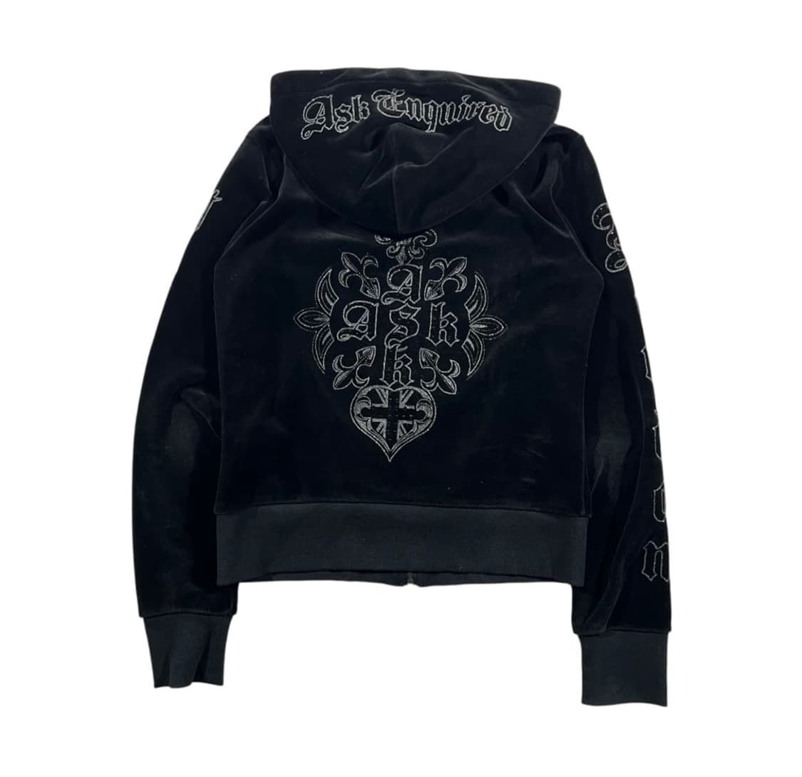 ASK 벨벳 후드집업 상품이미지3