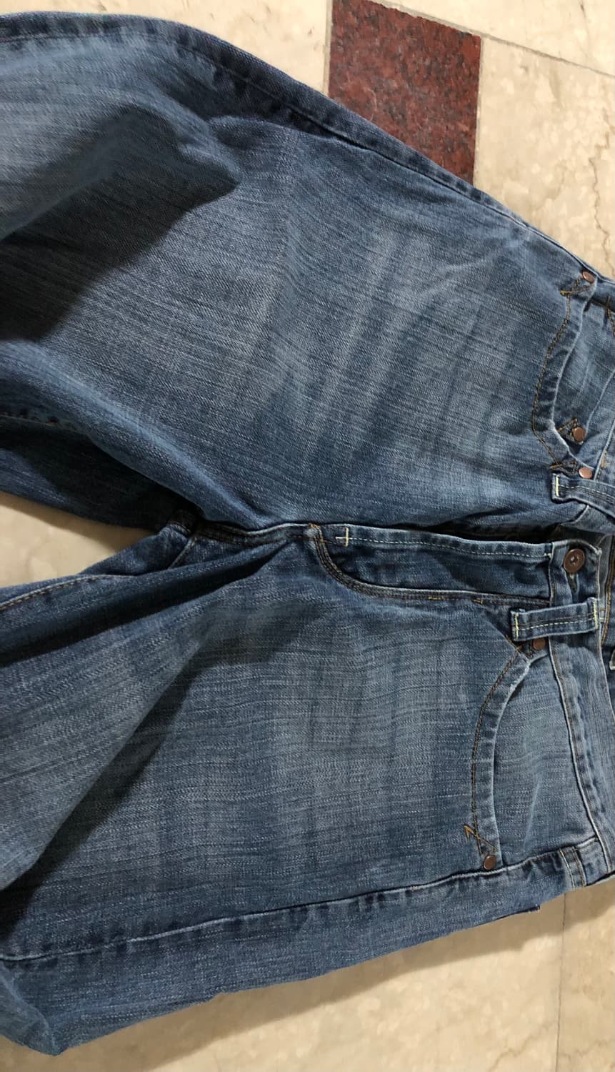 [직수입] 빈티지 데님 트라우저 상품이미지5