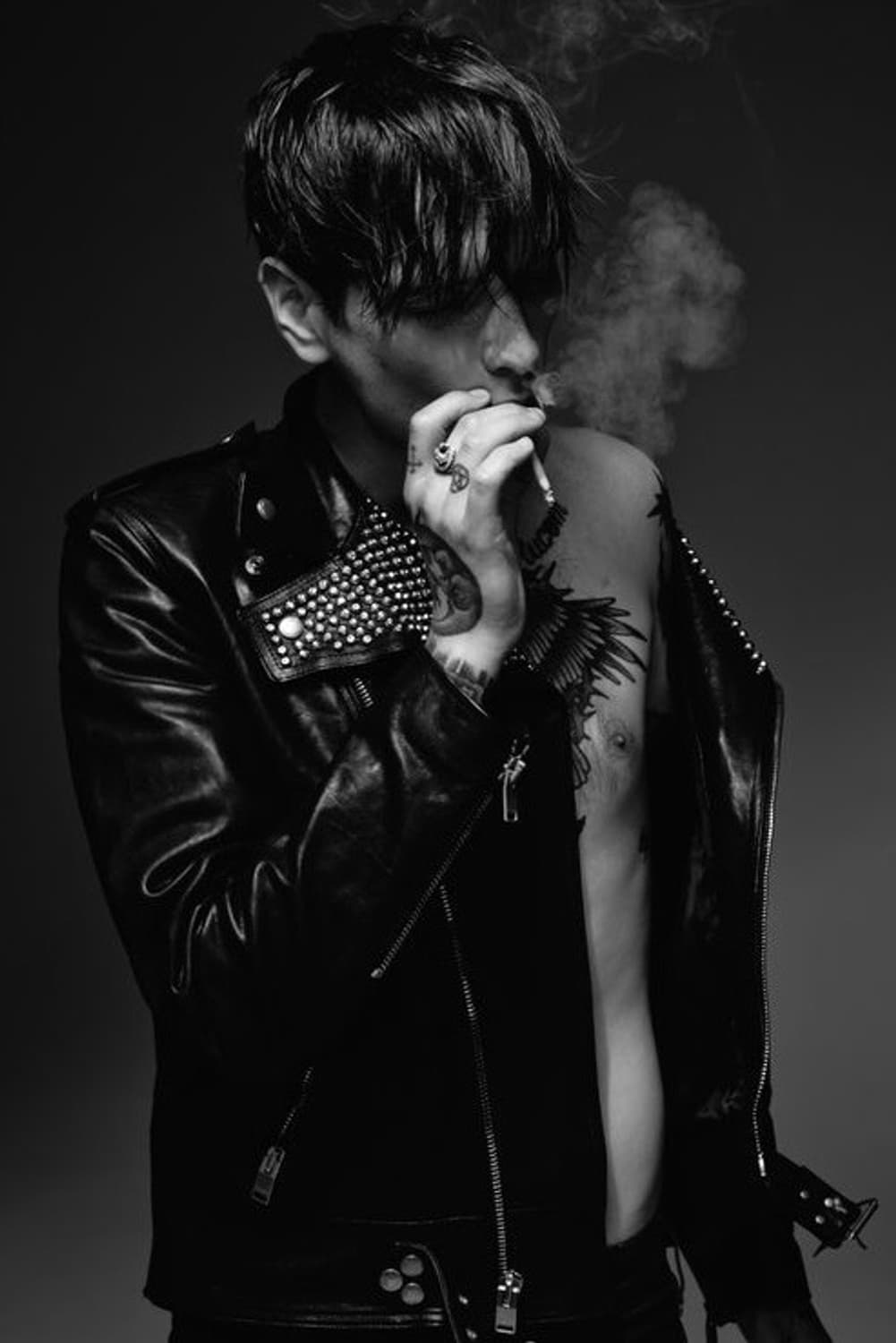 생로랑 14fw 스터드 레더자켓 상품이미지1