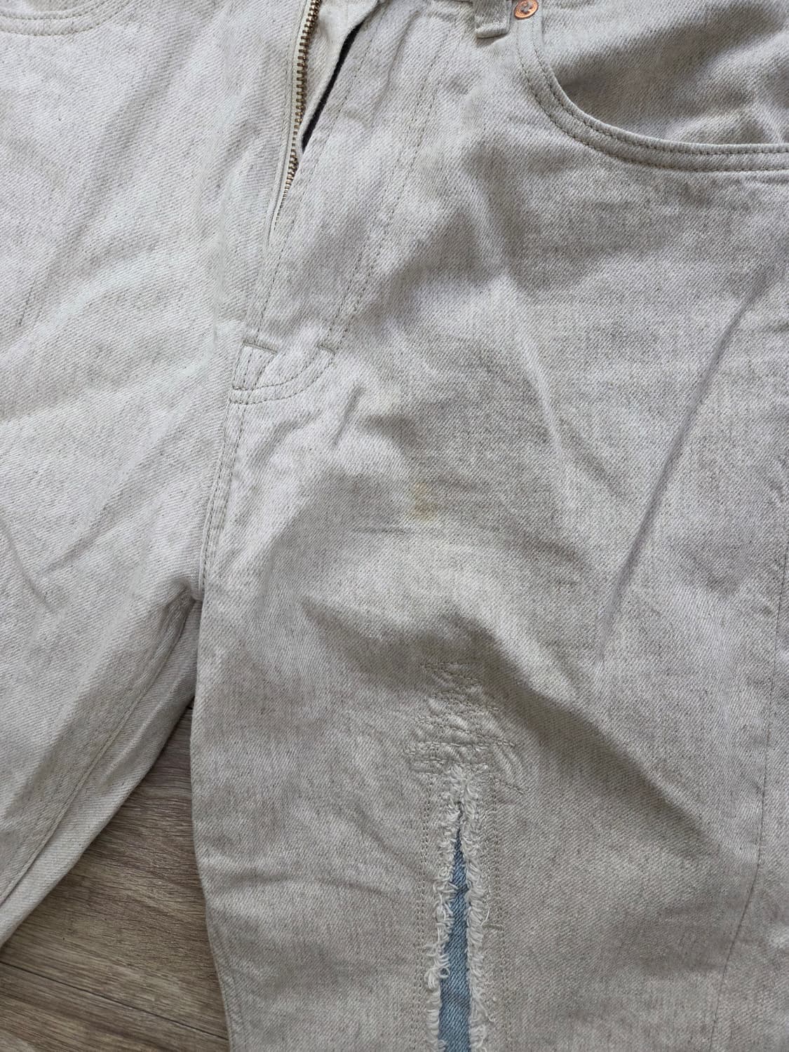 아워레가시 써드컷 데님 베이지 29 상품이미지2