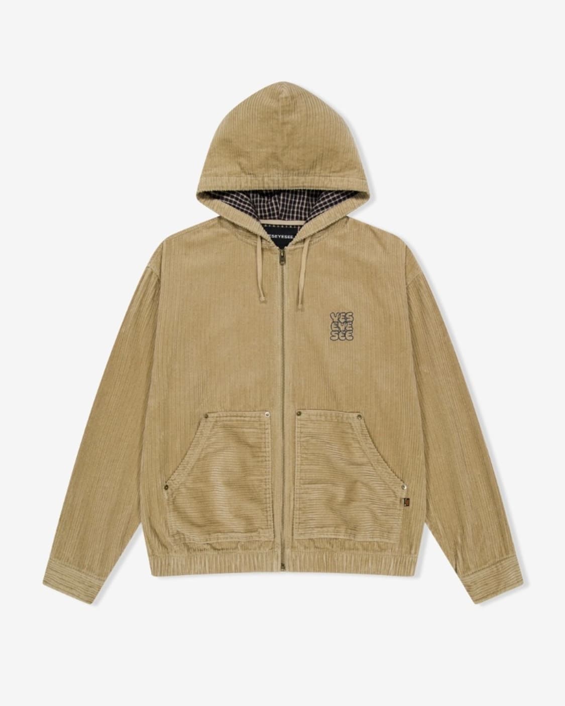 예스아이씨 코듀로이 후드 집업 상품이미지1