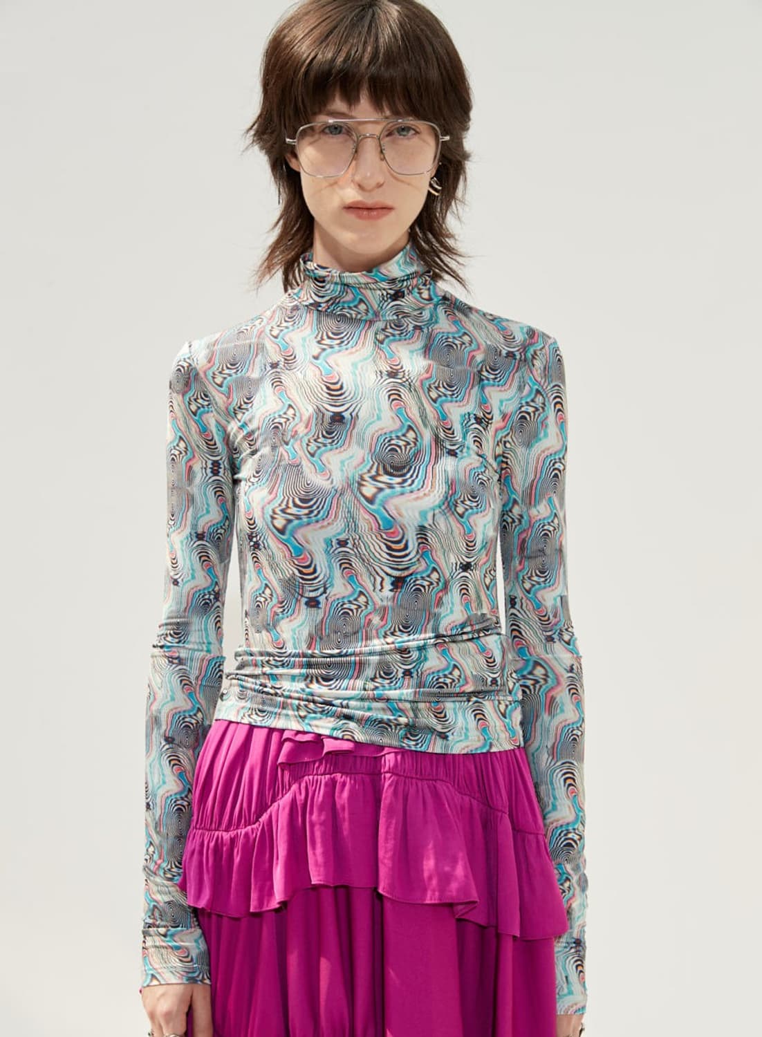 앤더슨벨 프린트 하이탑 XS Sherman Print Tight Top 상품이미지1