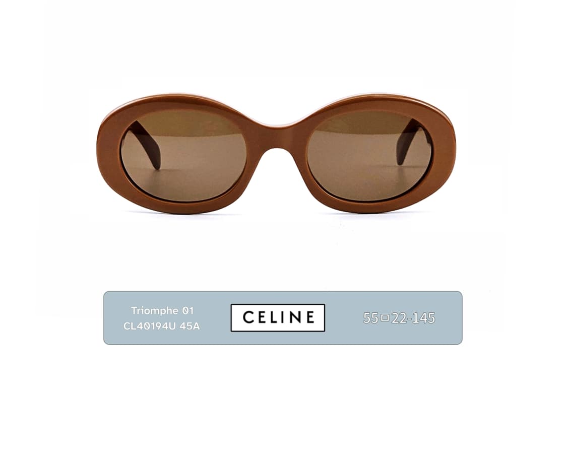 셀린느(CELINE), 트리옹프 선글라스-카멜브라운 52" 상품이미지1