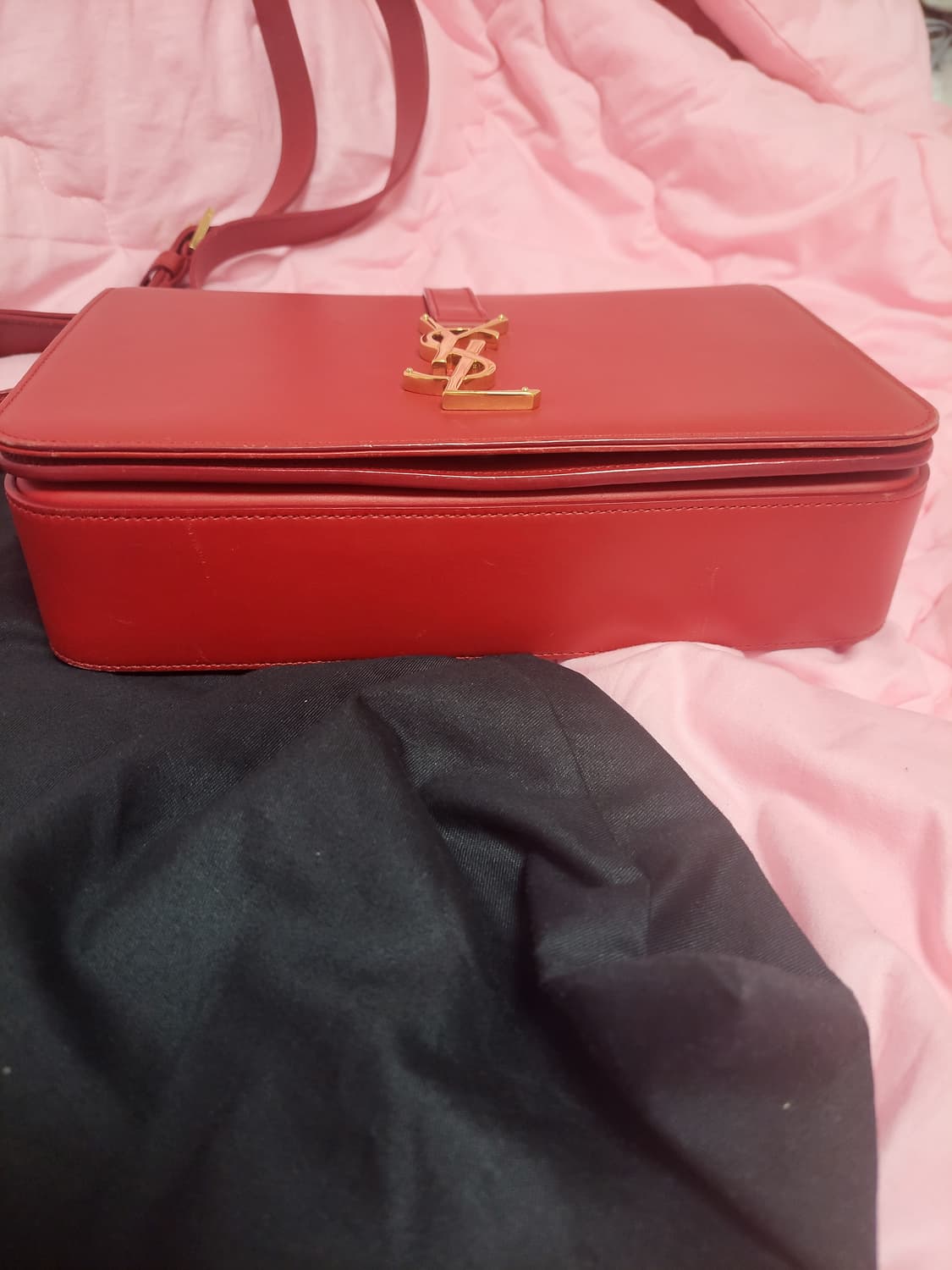 정품)급처상태양호!생로랑 유니버시티 선미가방 크로스백 숄더백 상품이미지5