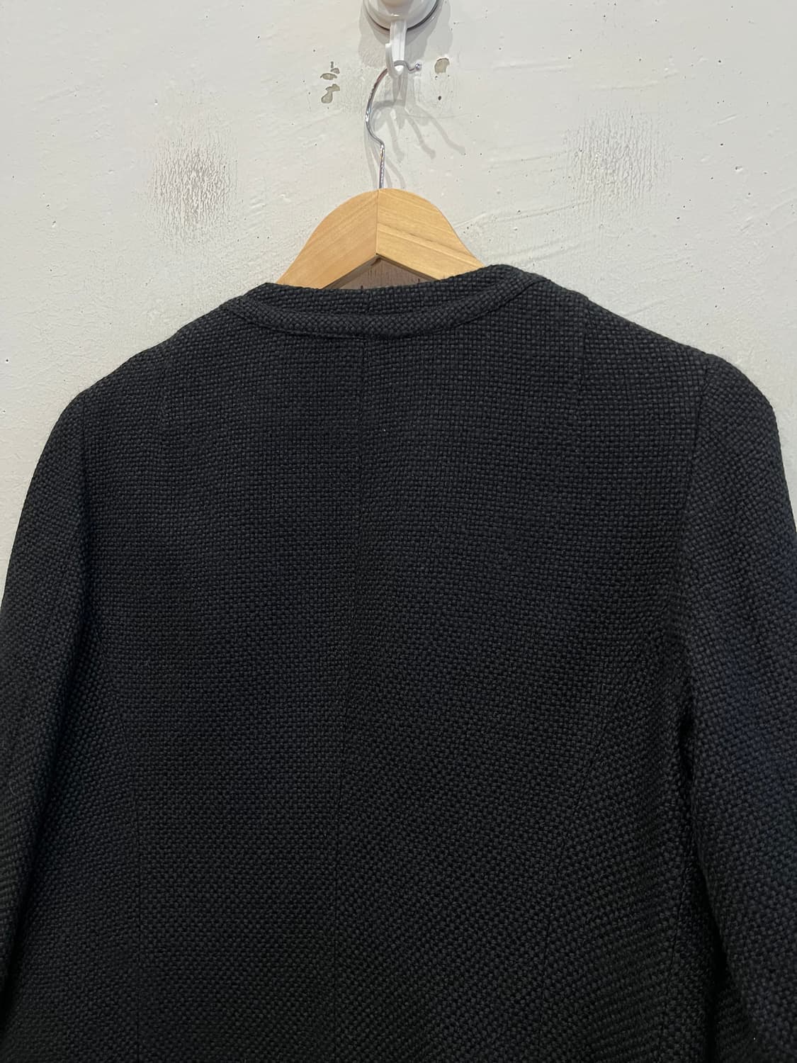 타임 울 트위드 자켓 블랙 상품이미지7