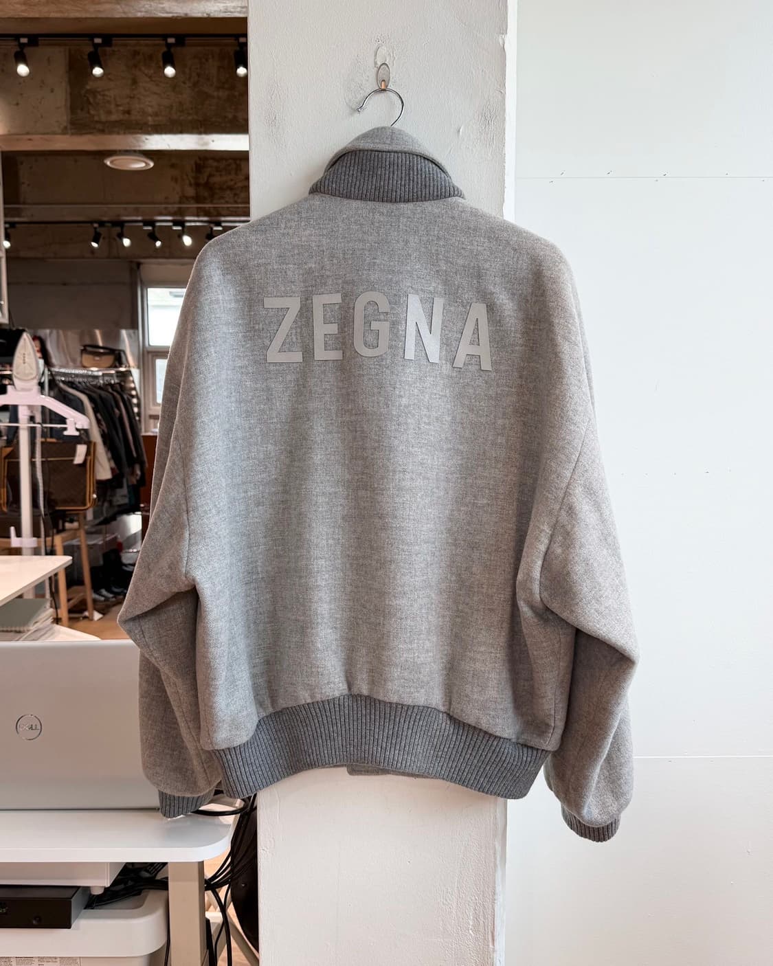 피어 오브 갓 x 에르메네질도 제냐 그레이 울 쇼트 자켓  상품이미지7