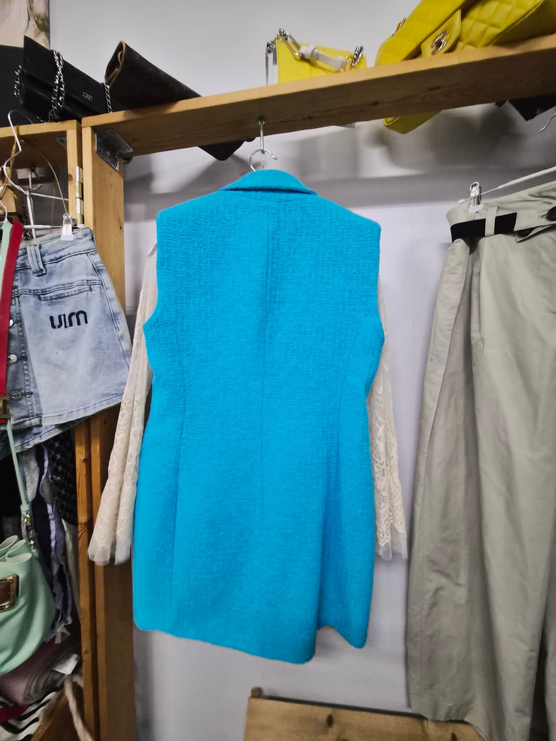 자라 트위드 롱 베스트 상품이미지6