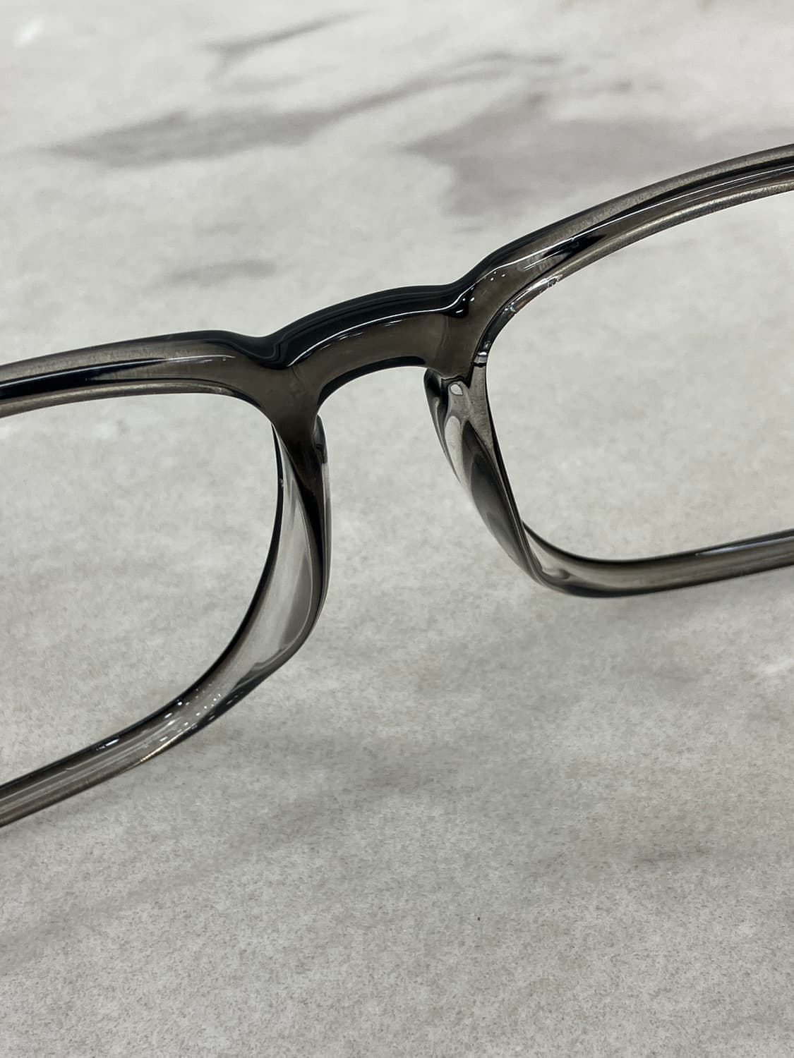 카라 KARRA 화이트차콜 와이드 스퀘어 빅 뿔테 안경 상품이미지4