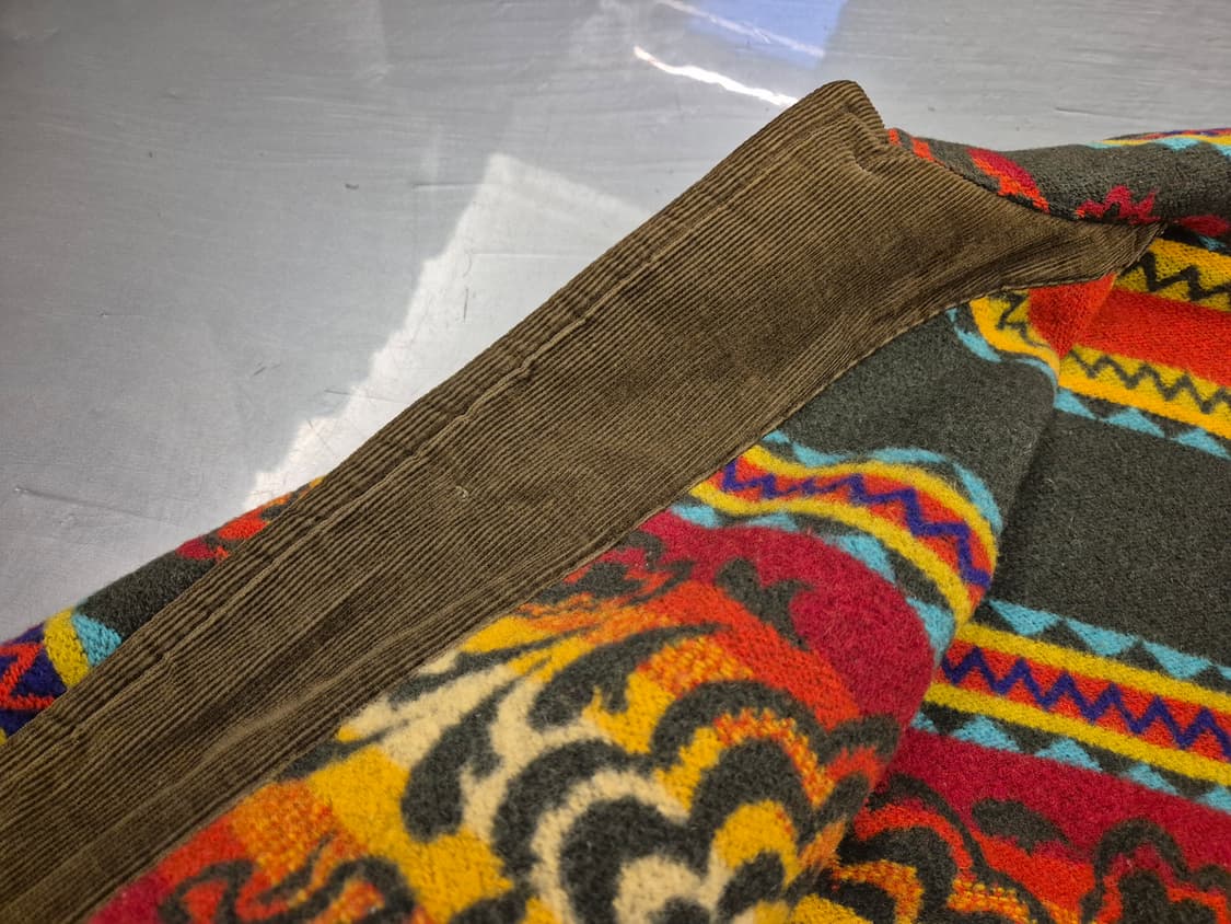 90s BENETTON 아즈텍 플라워 울 자켓 상품이미지6