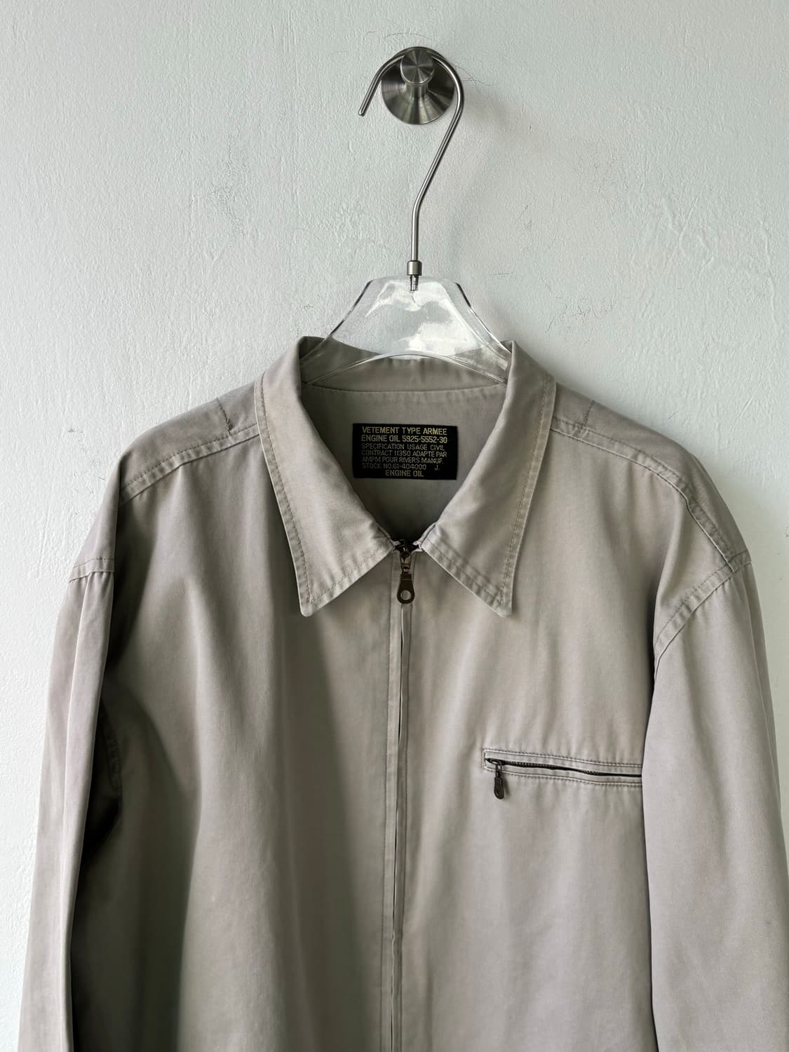 90‘a 프렌치 밀리터리 워크 자켓  상품이미지7
