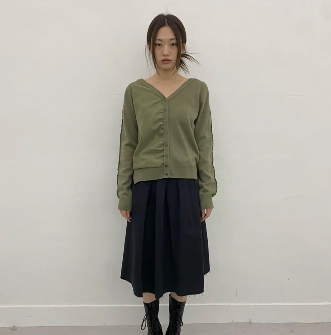 밀로우먼 컷오프 플리츠 스커트 상품이미지2