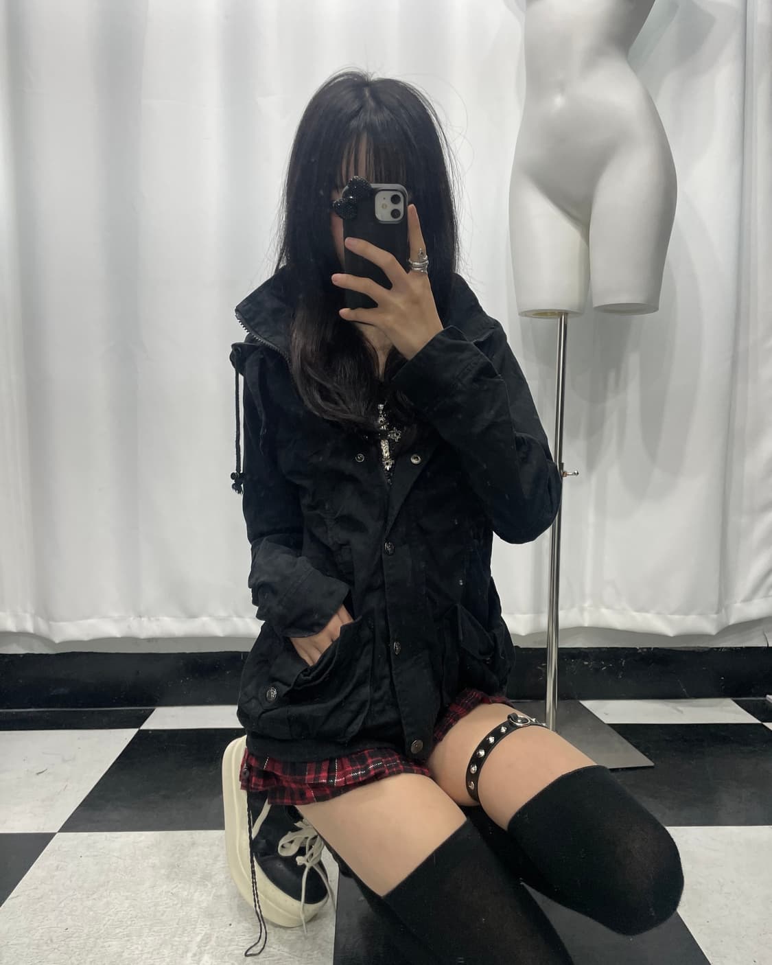 🎸블랙 후디 자켓🎸 상품이미지3