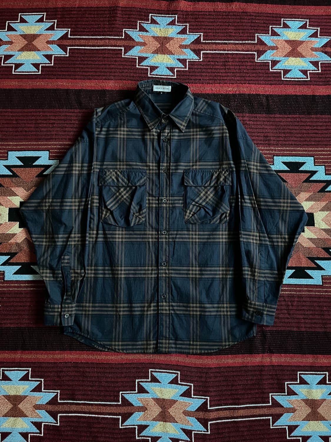 프릭스스토어 포켓 체크 셔츠 FREAK'S STORE 상품이미지1