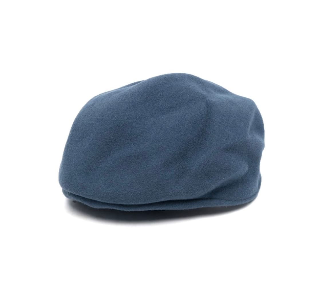 꼼데가르송 셔츠 백 로고 울 펠트 캡 블루 상품이미지1