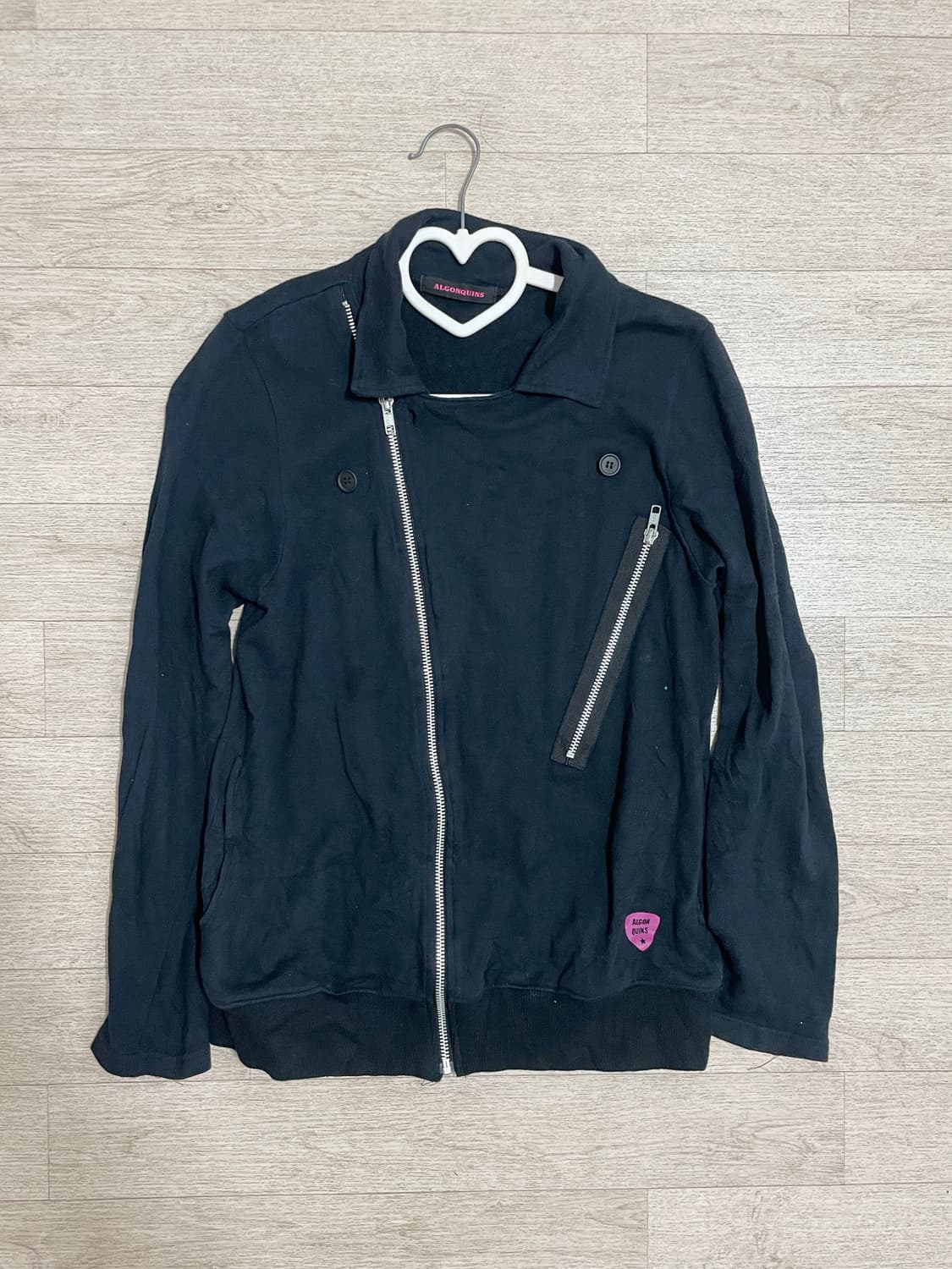 ALGONQUINS 핑크해골 면집업 상품이미지3