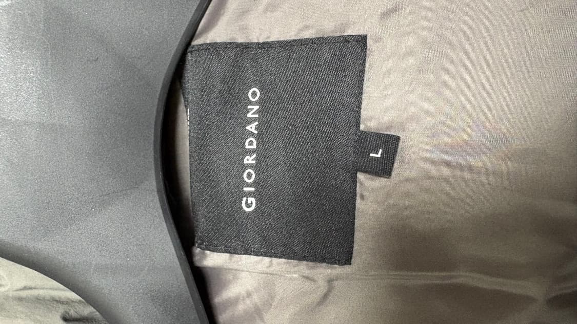 [100/L] 지오다노 푸퍼 숏 패딩 그레이 상품이미지4