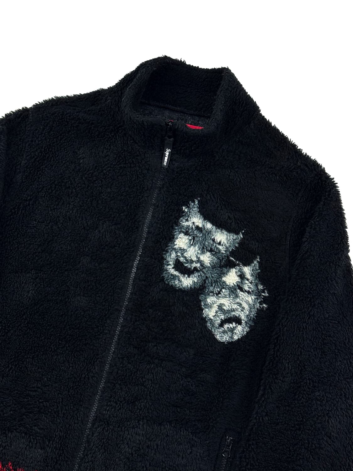 슈프림 드라마 마스크 플리스 자켓 블랙 상품이미지2