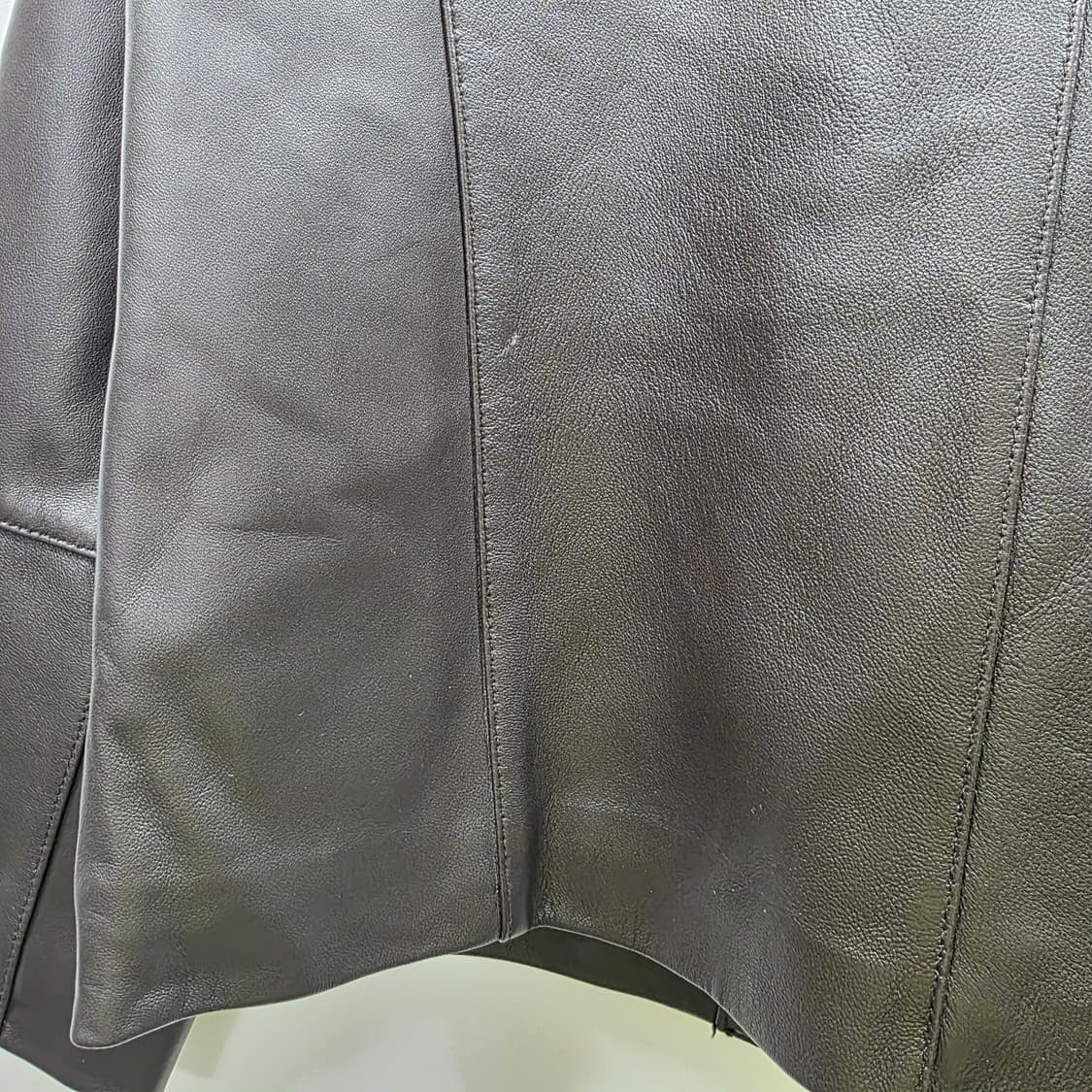 1610 레프트 LEFT 양가죽 자켓 블랙 숏자켓 여성 55(S) 고급가 상품이미지10