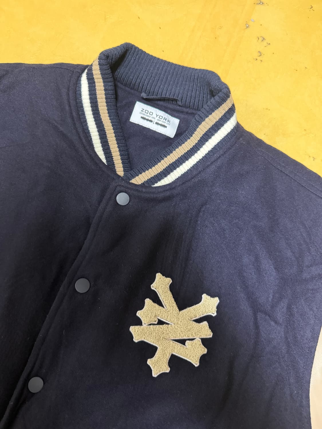 ZOO York NYC 주욕 바시티 스타디움 가죽 자켓 점퍼 100 상품이미지6