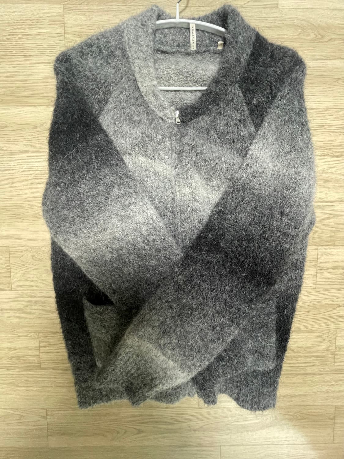 (M)선플라워 옴브레 집 가디건 판매 상품이미지1