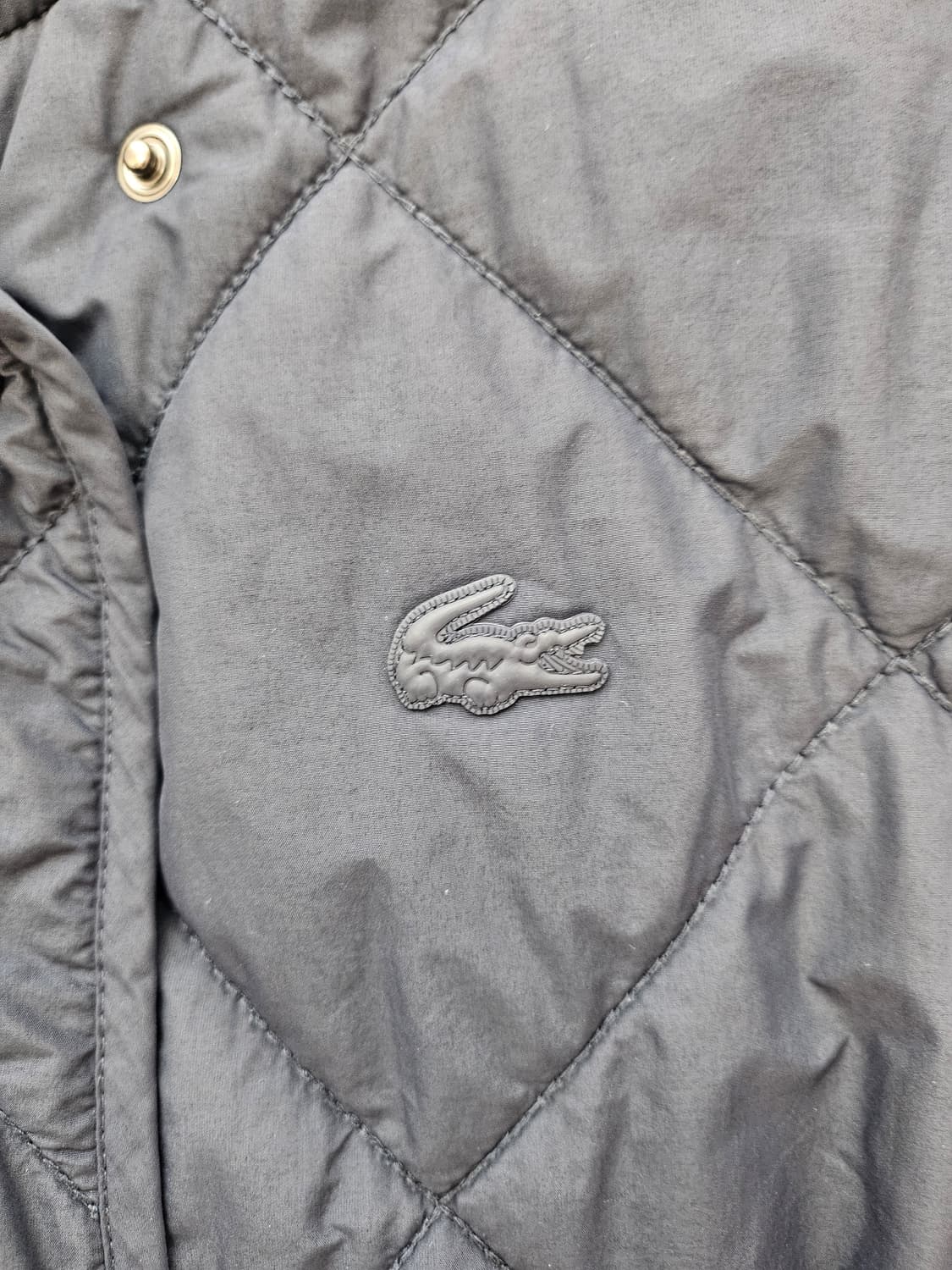 Lacoste 라코스테 여성 네이비 퀼팅 점퍼 자켓 95 상품이미지4