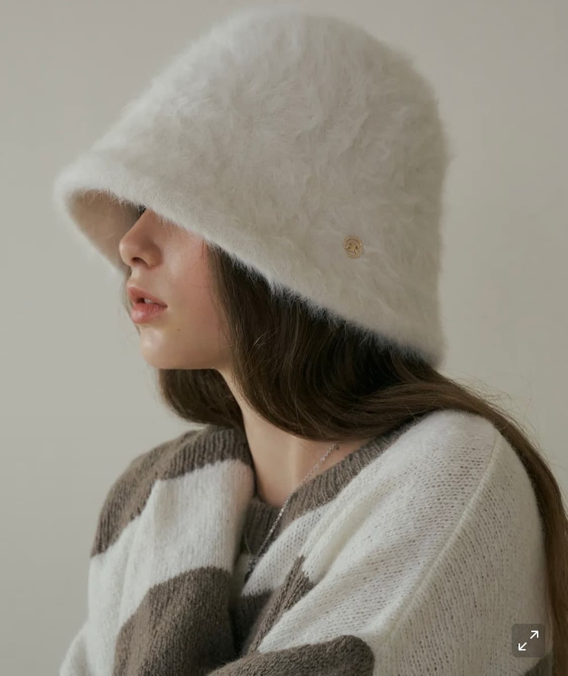 리올그 버킷 햇 모자 화이트 상품이미지1