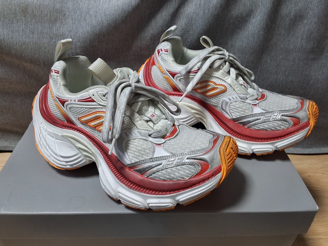 [새상품급] 발렌시아가 10xl 스니커즈 오렌지 38 상품이미지5