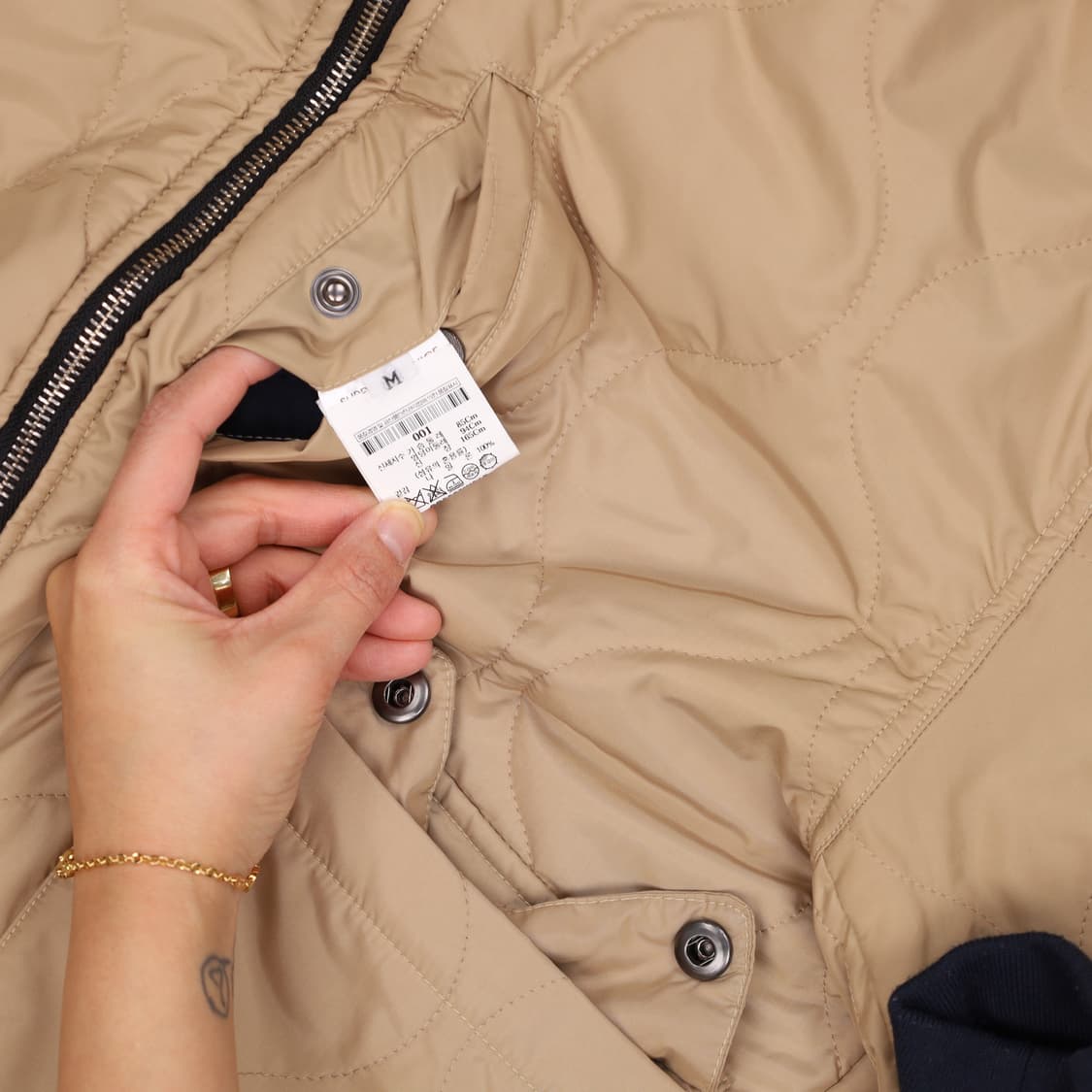 M 비이커 리버시블 패딩블루종 0305H1 상품이미지5