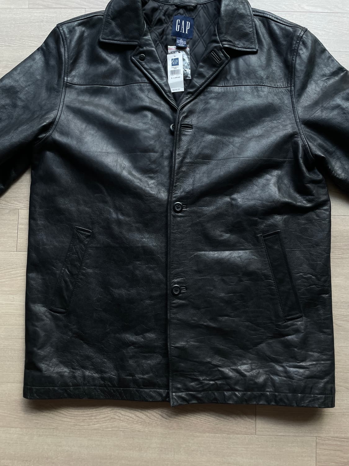 90s 올드갭 레더 카코트 gap carcoat 상품이미지5