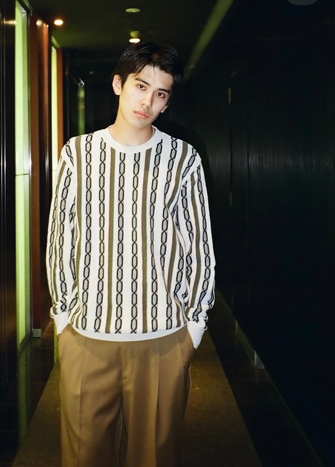 와코마리아 도멜 더블 플레티드 트라우져 상품이미지4