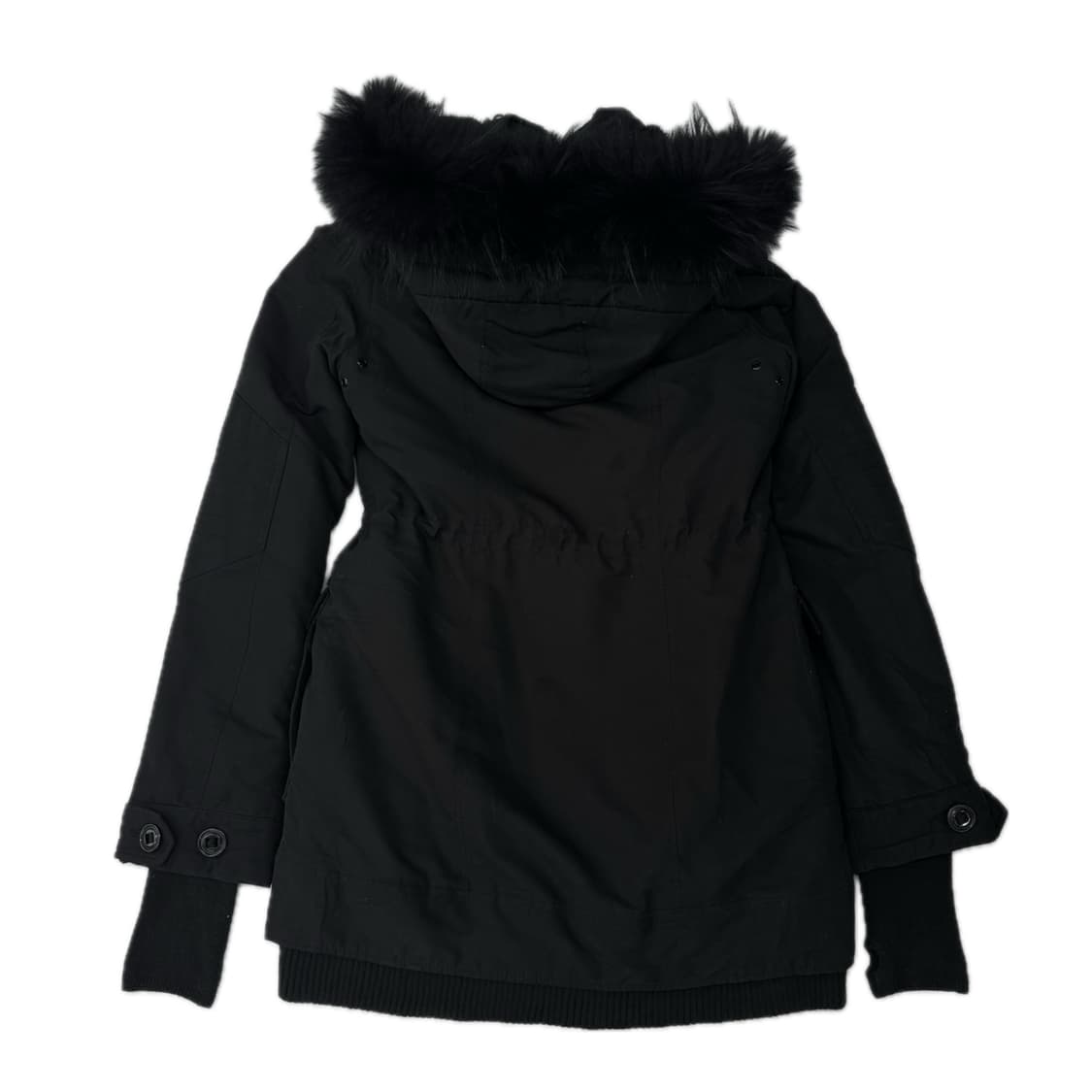 SLY 슬레이 블랙 버클 포인트 패딩 아우터 홀더 야상 일본 빈티지 상품이미지3