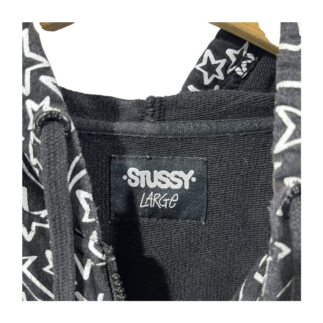 [STUSSY] 00s 스투시 스타 문 아트 후드집업 상품이미지5