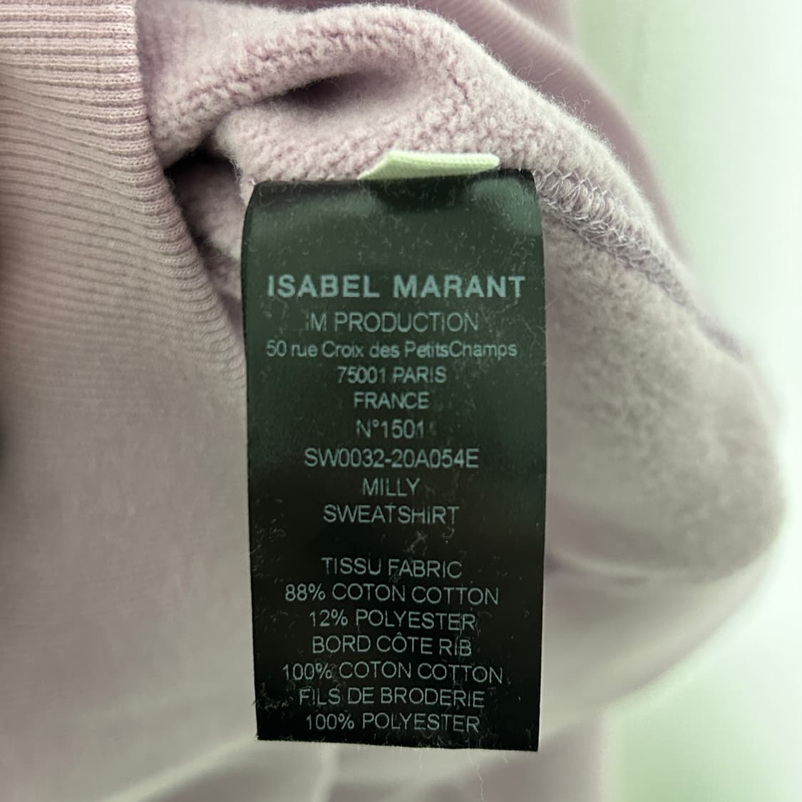 이자벨 마랑 라벤더 맨투맨 티셔츠 상품이미지5