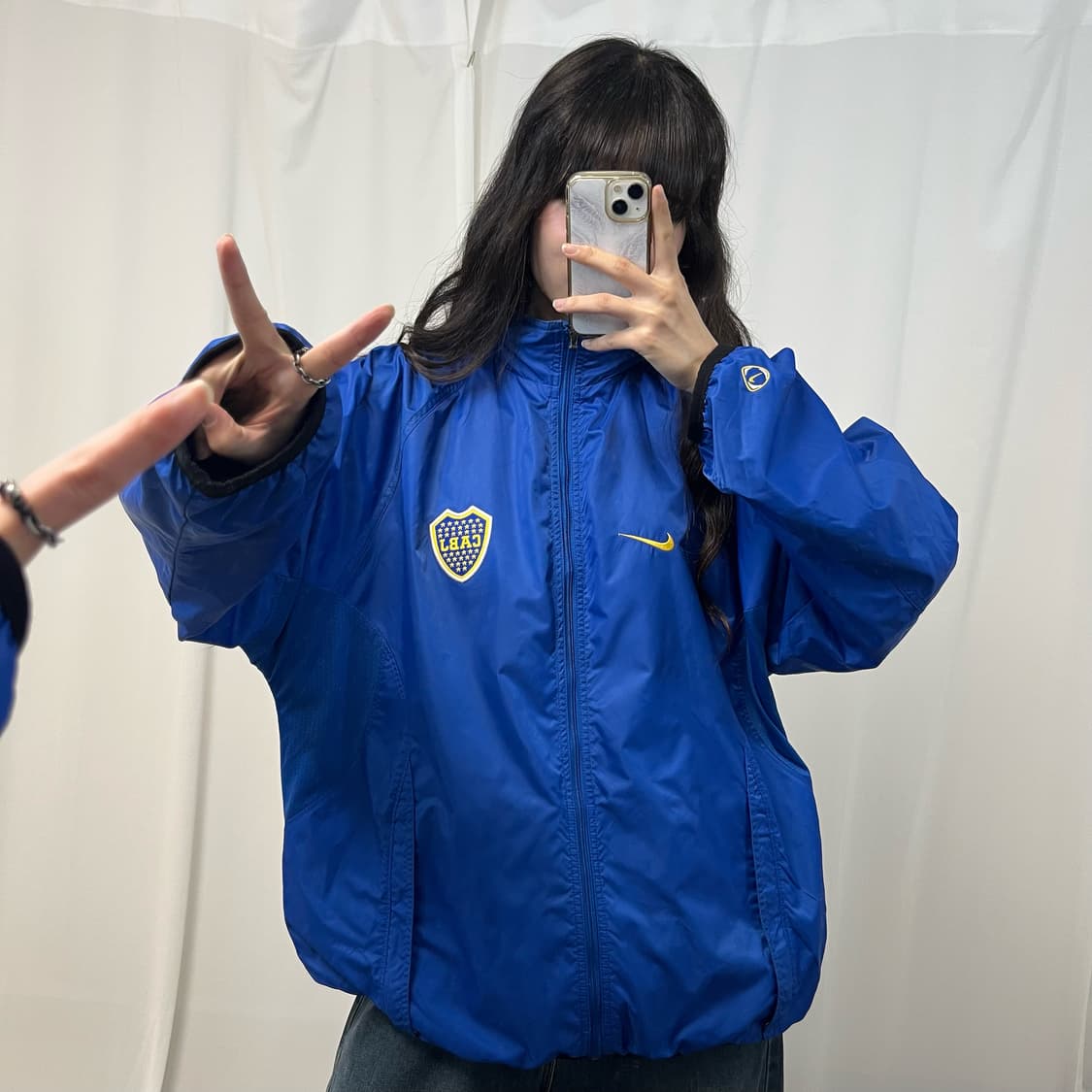 Nike blue CABJ Boca Juniors windbreaker  상품이미지2