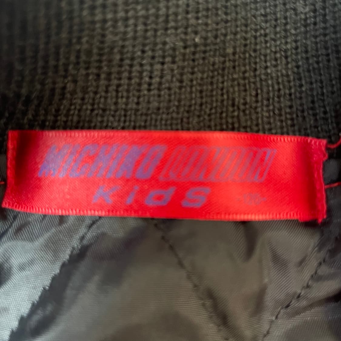 미치코 런던 키즈 레드 봄버 항공 점퍼 120 상품이미지5