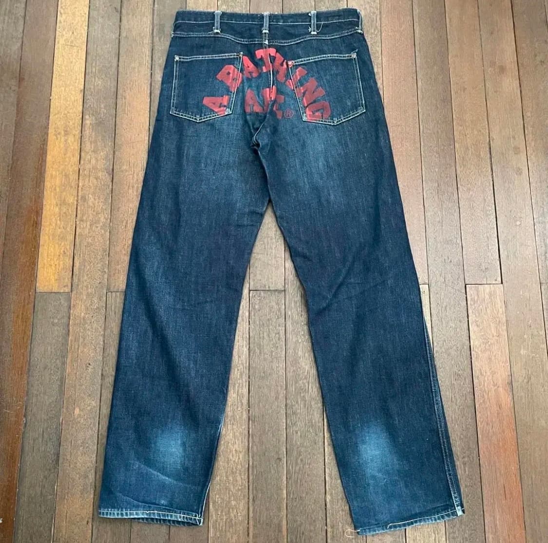 (착샷) 2000's 베이프 OG 프린팅 바지 상품이미지1