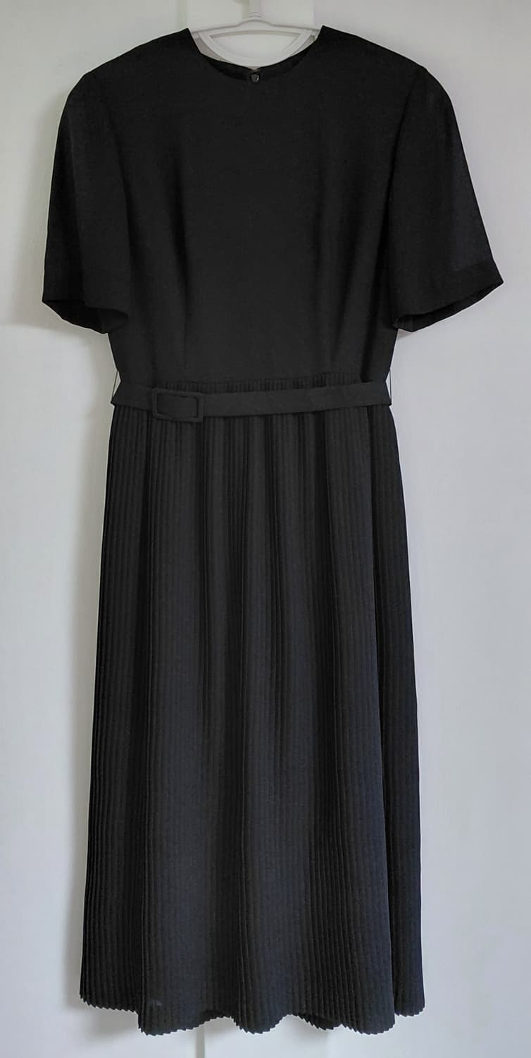 TOKYO SOIR 도쿄 소와르 하이엔드 플리츠 블랙 원피스 (9호) 상품이미지2