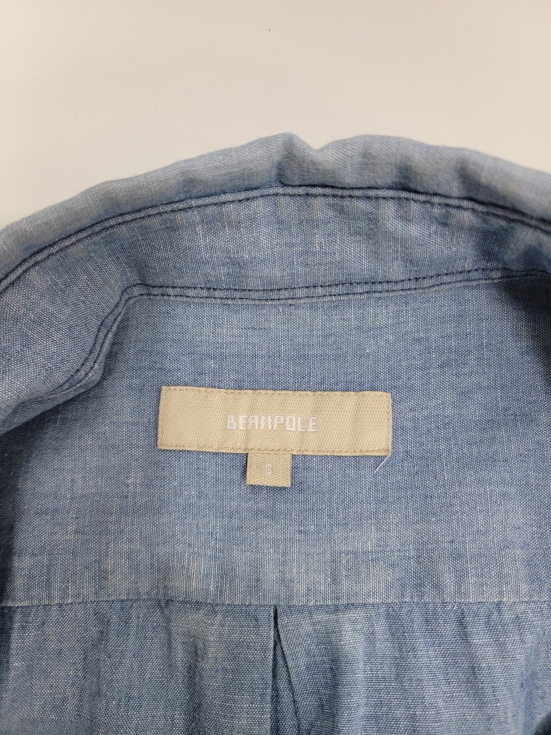 BEANPOLE 22SS 빈폴 코튼 린넨 셔츠 / 남 S (95) 블루
 상품이미지8