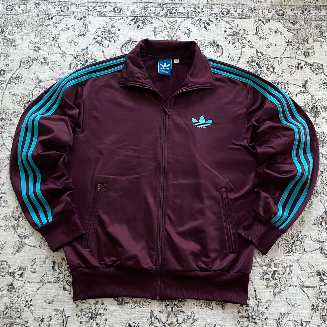 아디다스 버건디 오리지날 파이어버드 트랙탑 져지 상품이미지1