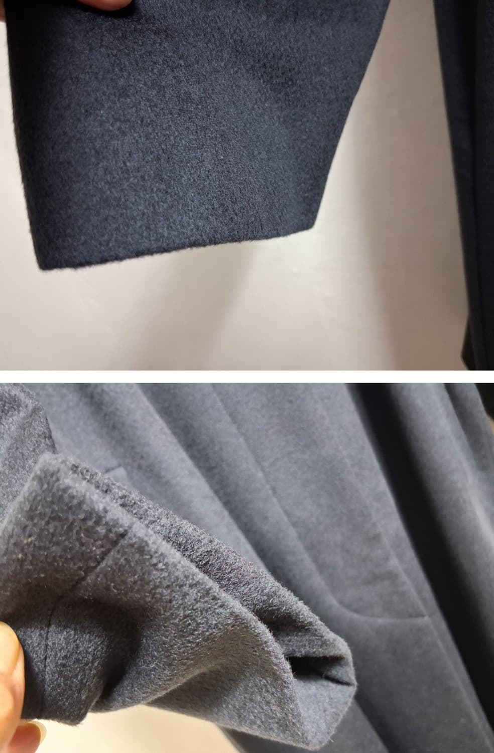 ALTO CAPOTTO  그레이 캐시미어롱코트 레트로핏 여성 66까지 루 상품이미지6