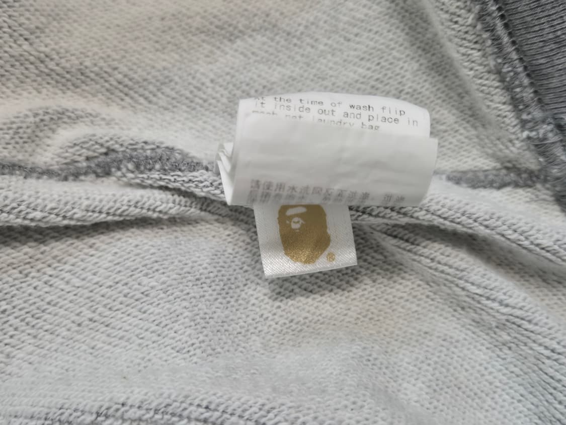 (xl) 베이프 JJJ자운드 후드 후디 그레이 BAPE JJJJound 상품이미지5