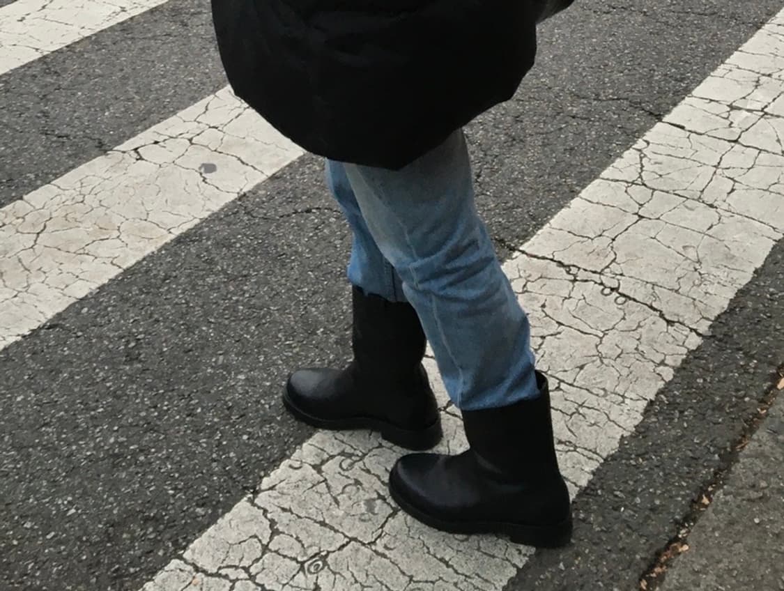 자라 레더 롱 부츠 44(285) 상품이미지4