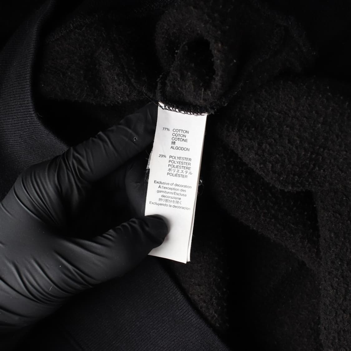 GAP 빅 로고 블랙 기모 후드티 L 상품이미지6