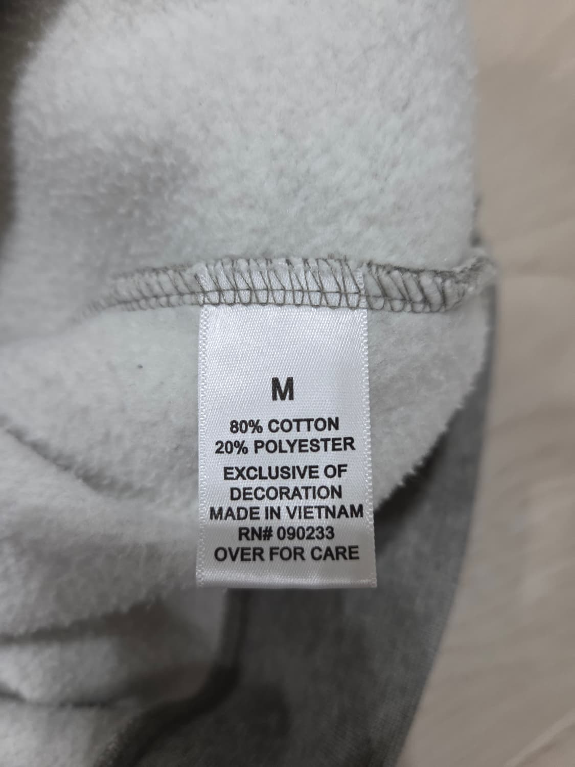 피어오브갓 에센셜  하프집업 맨투맨 그레이 M사이즈 상품이미지2